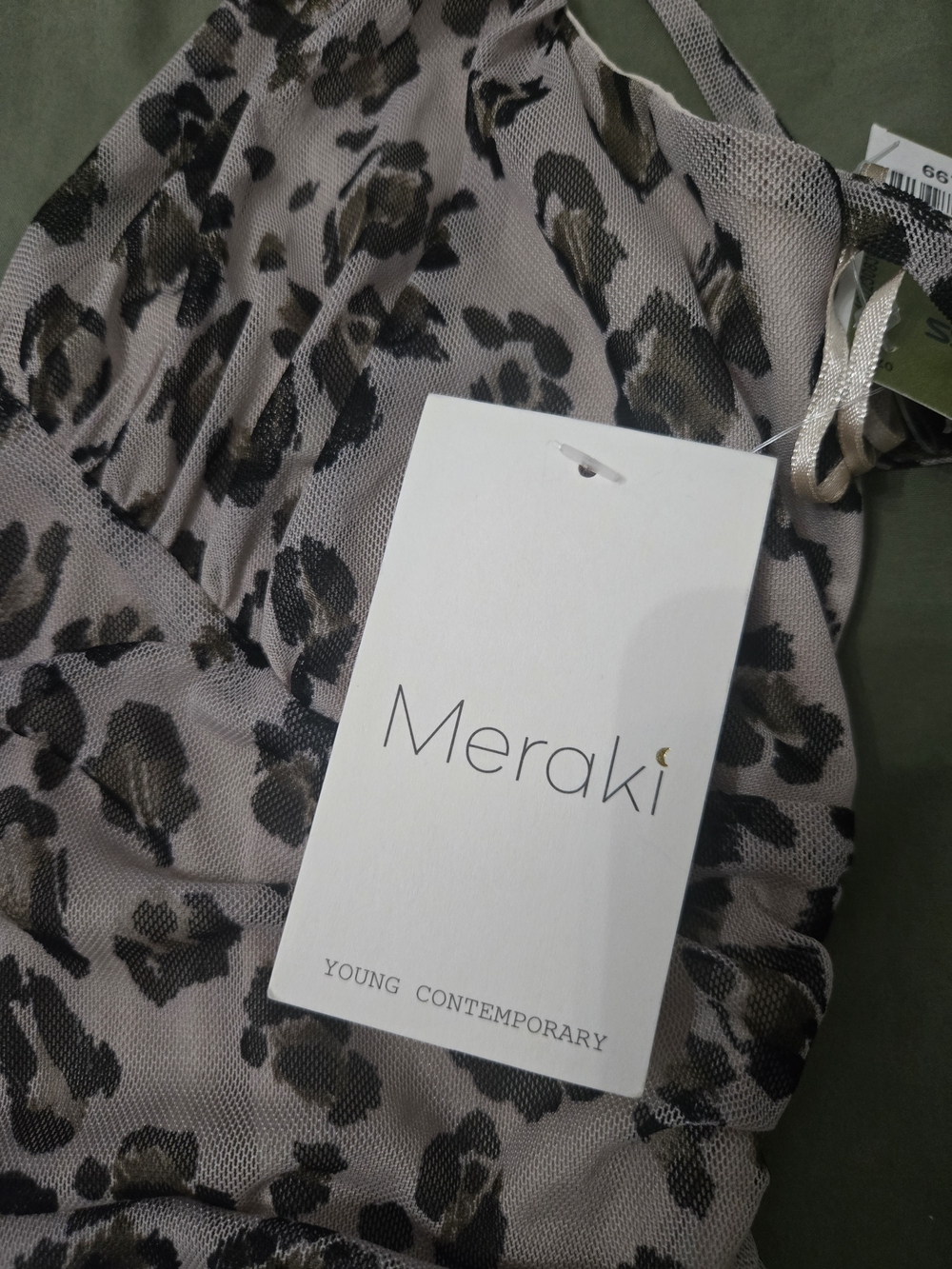 Meraki Women’s Leopard Print Jumpsuit - Taupe/Olive